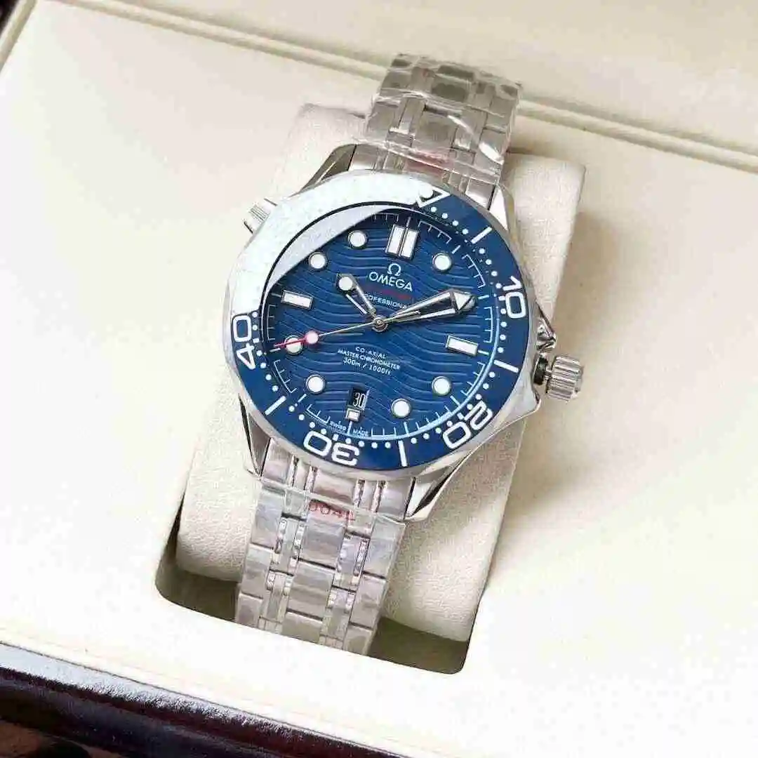 General Watches Omega Watch Men's Watch Paired with Original Fully Automatic Mechanical Movement Top Grade 316 Precision Steel Case with Mineral Super Strong Mirror Diameter 42mm KK06250 1 view 2