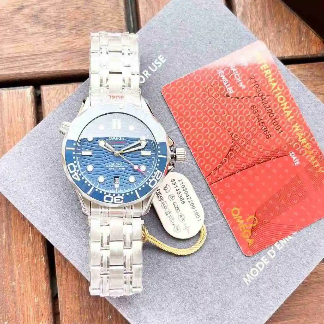 General Watches Omega Watch Men's Watch Paired with Original Fully Automatic Mechanical Movement Top Grade 316 Precision Steel Case with Mineral Super Strong Mirror Diameter 42mm KK06250 1 view 7
