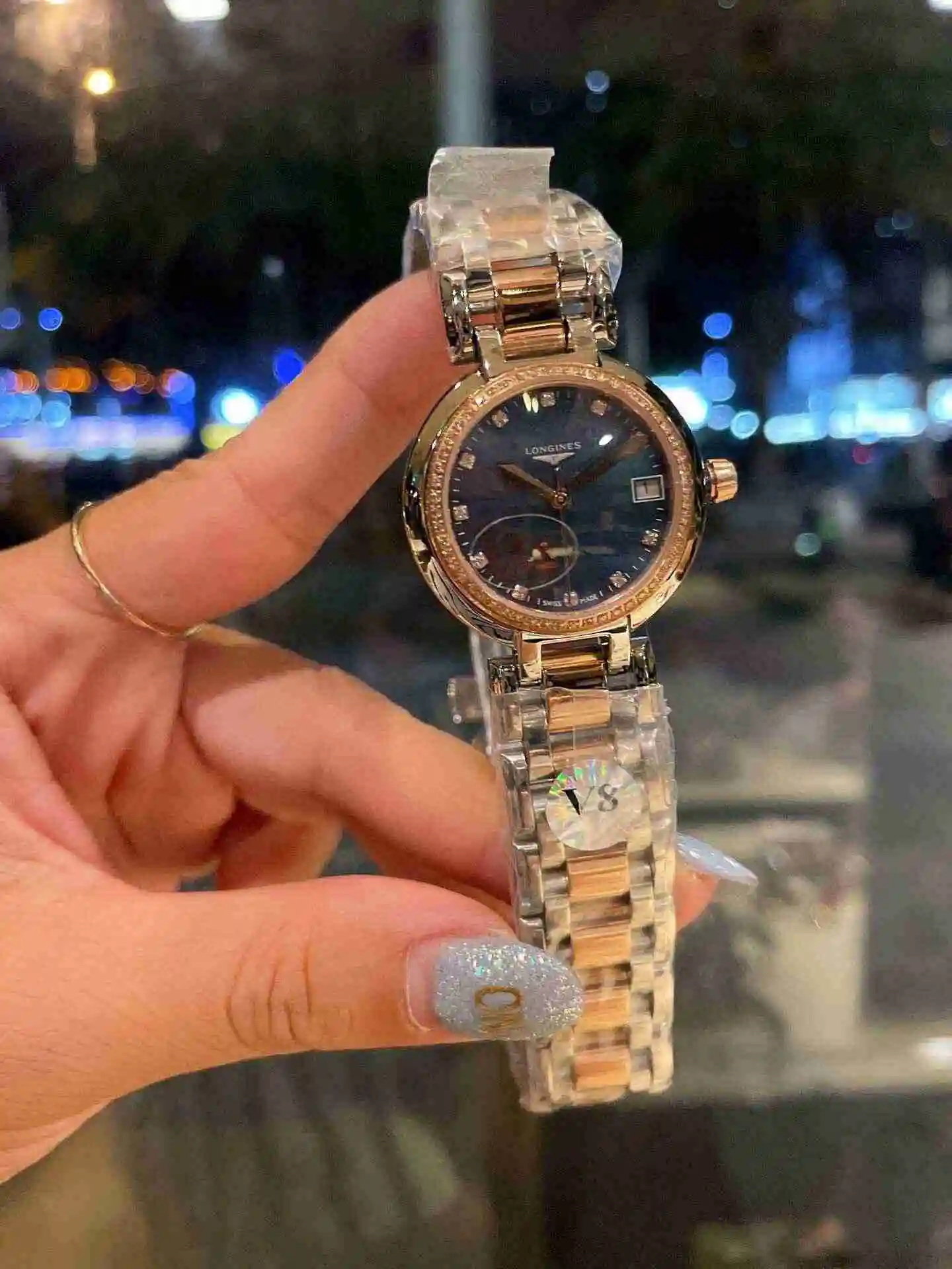 General Watches Longines Watch Women's Watch Paired with Original Fully Automatic Mechanical Movement Top Grade 316 Precision Steel Case with Mineral Super Strong Mirror Diameter 30mm KK02650 2 view 3