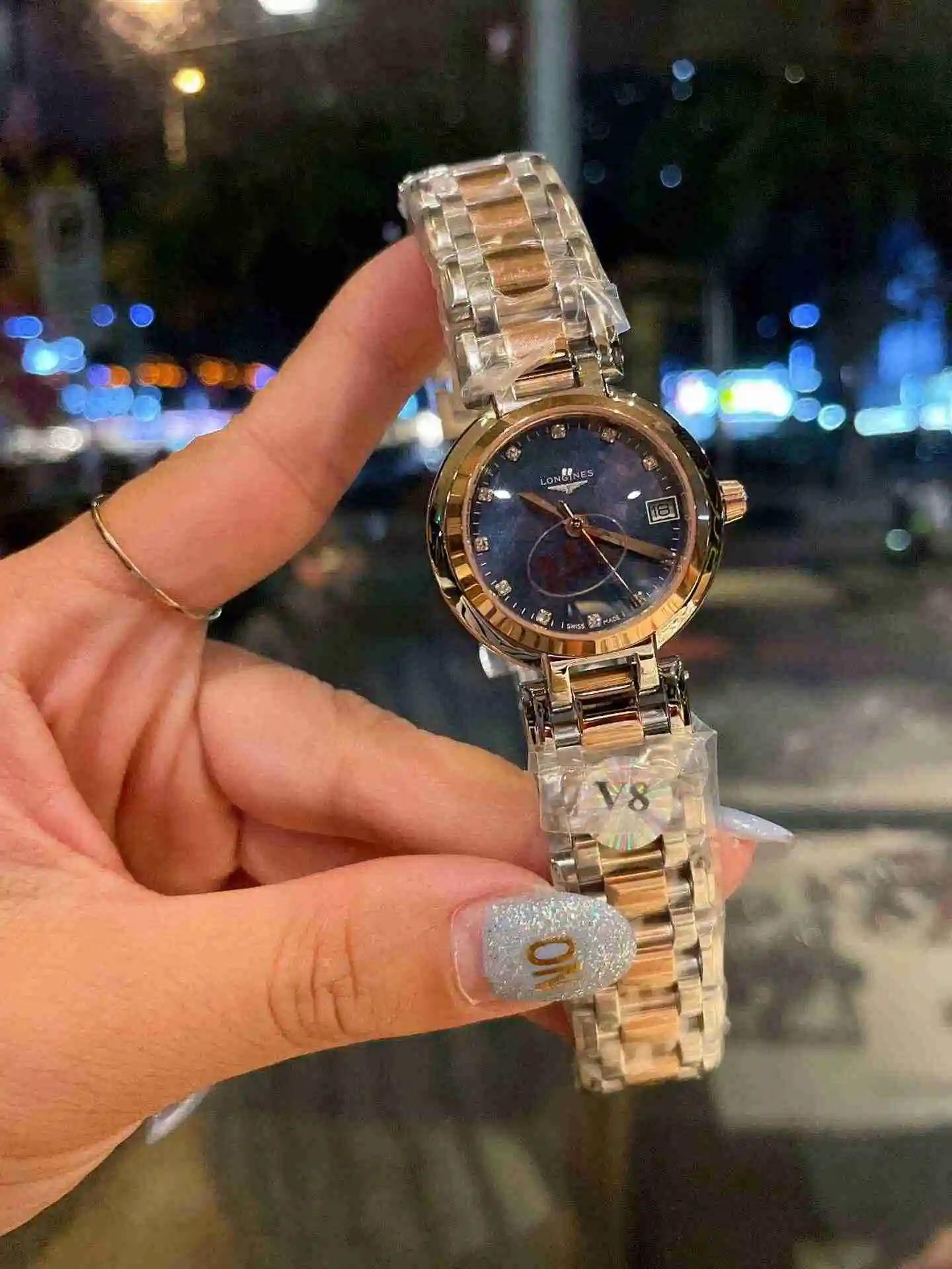 General Watches Longines Watch Women's Watch Paired with Original Fully Automatic Mechanical Movement Top Grade 316 Precision Steel Case with Mineral Super Strong Mirror Diameter 30mm KK02650 2 view 5