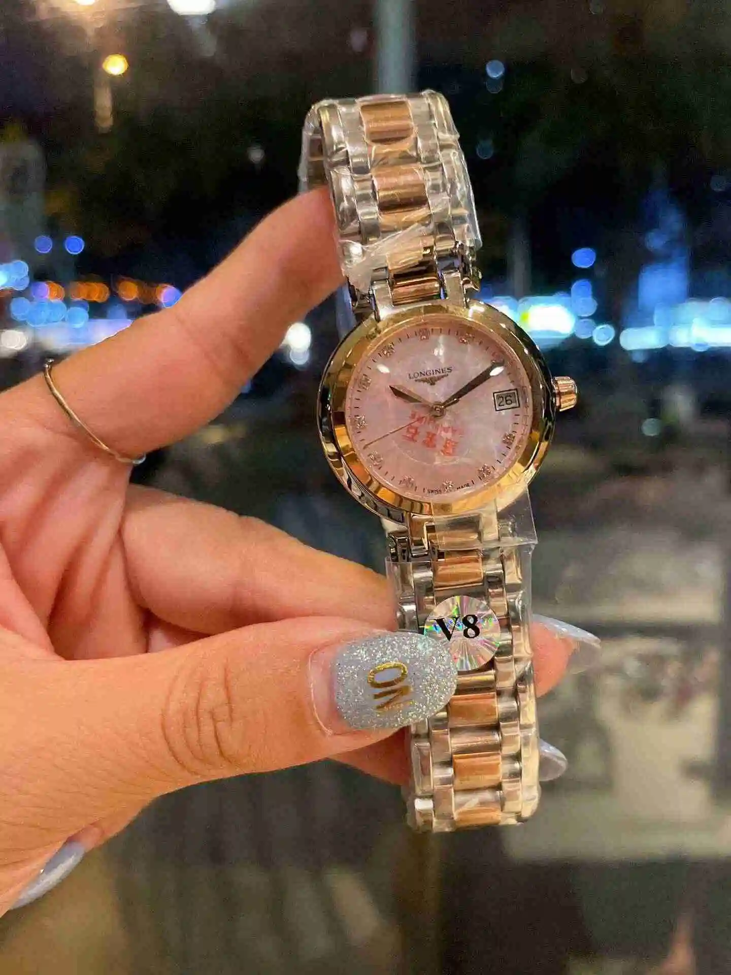 General Watches Longines Watch Women's Watch Paired with Original Fully Automatic Mechanical Movement Top Grade 316 Precision Steel Case with Mineral Super Strong Mirror Diameter 30mm KK02650 2 view 6