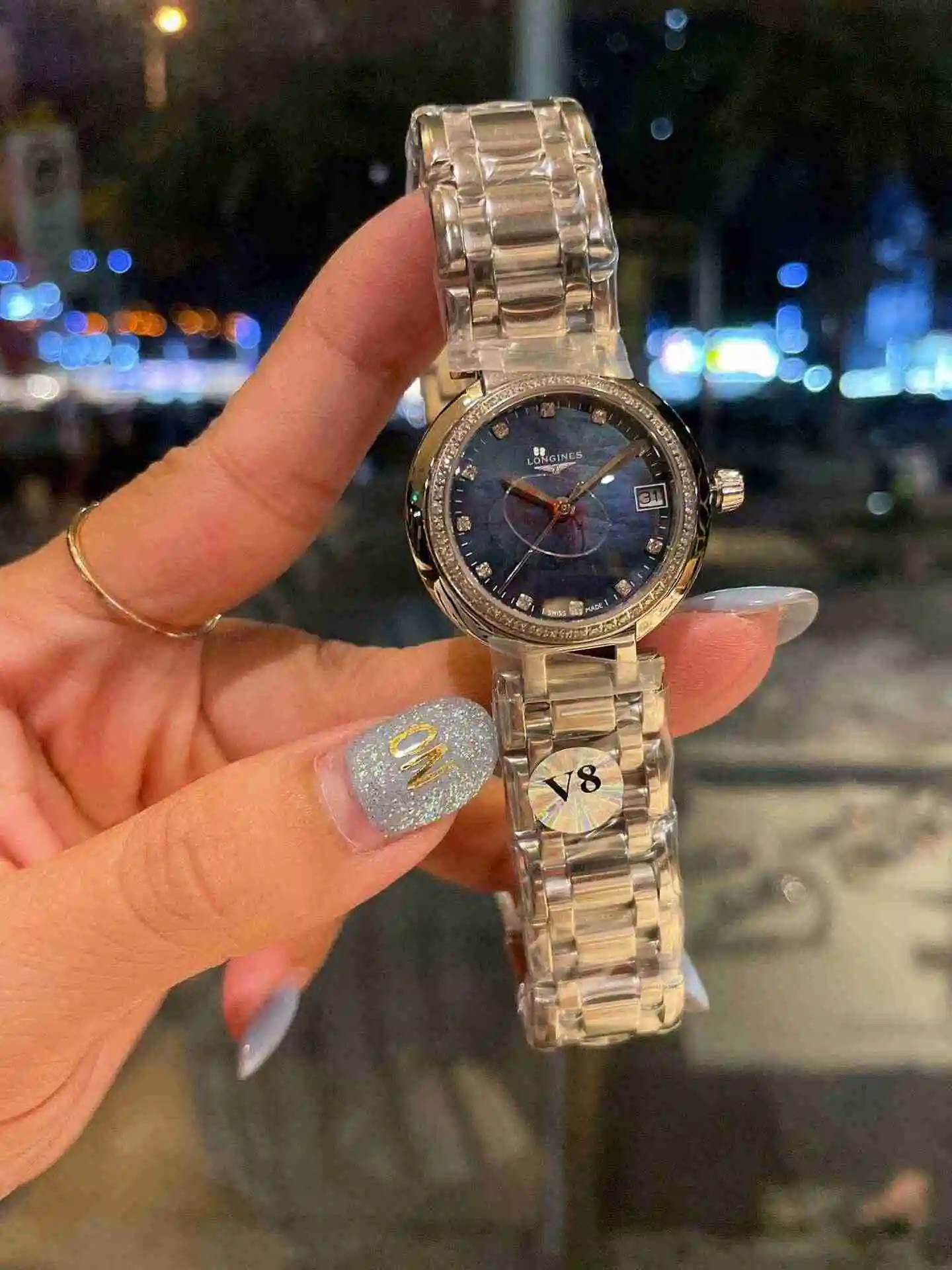 General Watches Longines Watch Women's Watch Paired with Original Fully Automatic Mechanical Movement Top Grade 316 Precision Steel Case with Mineral Super Strong Mirror Diameter 30mm KK02650 2 view 8