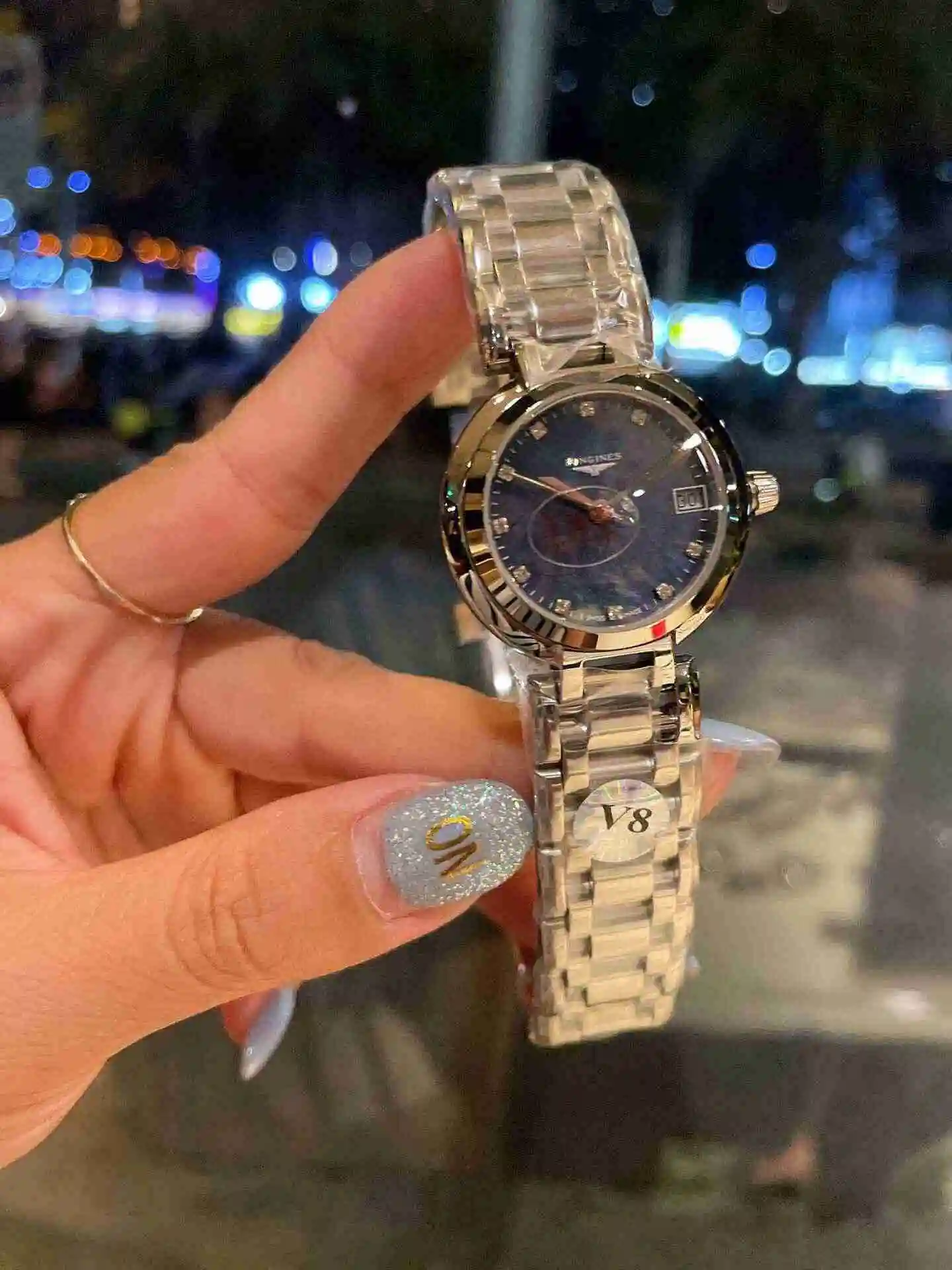 General Watches Longines Watch Women's Watch Paired with Original Fully Automatic Mechanical Movement Top Grade 316 Precision Steel Case with Mineral Super Strong Mirror Diameter 30mm KK02650 2 view 9