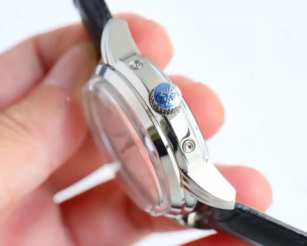 General Watches Patek Philippe Patek@Philippe watch men's watch with original fully automatic mechanical movement top 316 stainless steel case strap mineral super mirror diameter 40mm KK011500 view 4