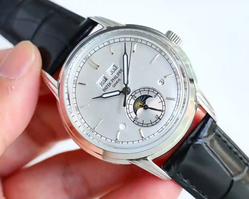 General Watches Patek Philippe Patek@Philippe watch men's watch with original fully automatic mechanical movement top 316 stainless steel case strap mineral super mirror diameter 40mm KK011500 view 7