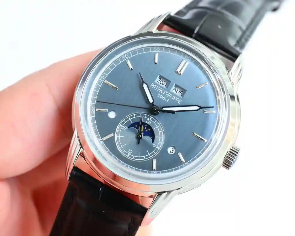 General Watches Patek Philippe Patek@Philippe watch men's watch with original fully automatic mechanical movement top 316 stainless steel case strap mineral super mirror diameter 40mm KK011500 view 8