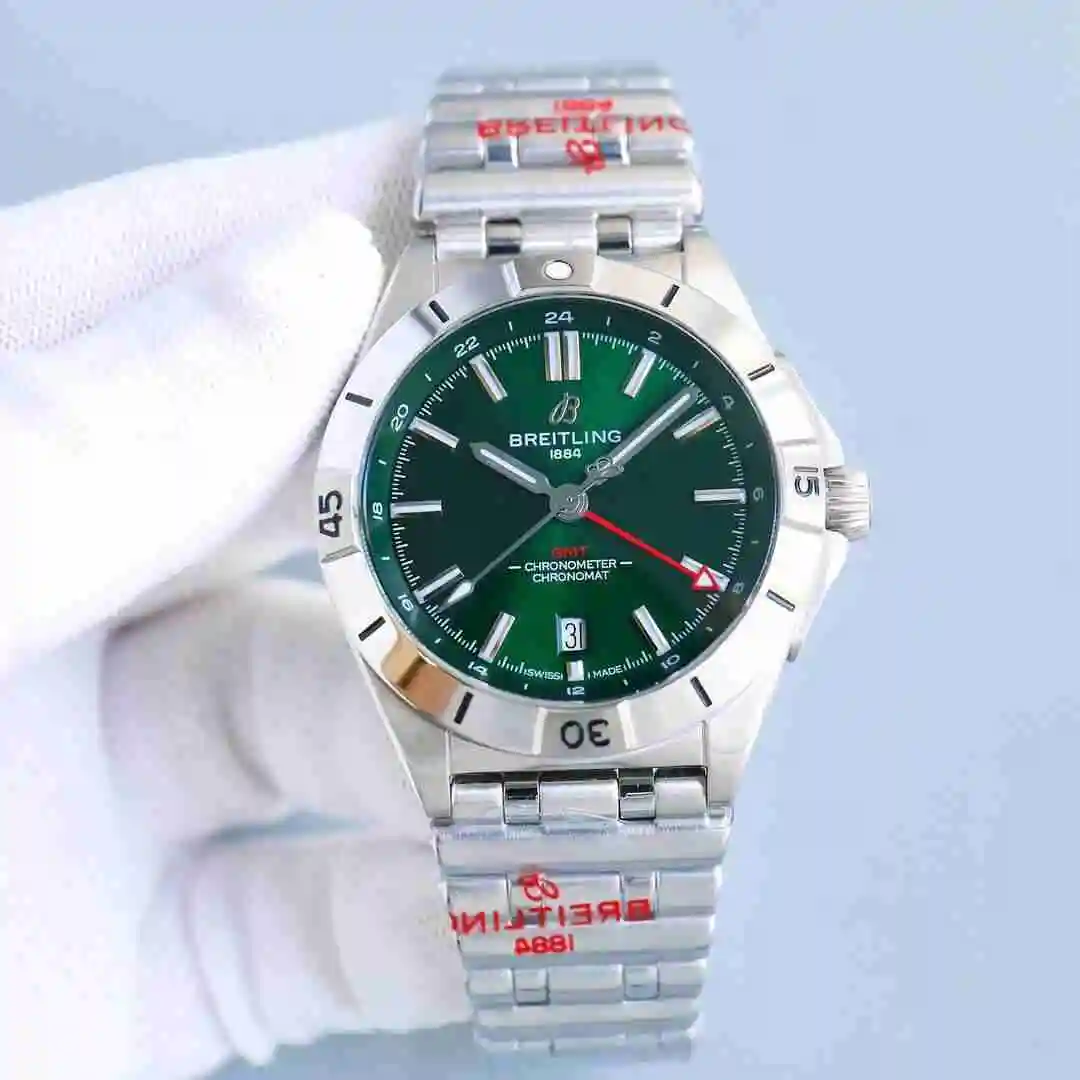 General Watches Breitling Watch Men's Watch Paired with Original Fully Automatic Mechanical Movement Top Grade 316 Precision Steel Case with Mineral Super Strong Mirror Diameter 40mm KK view 7