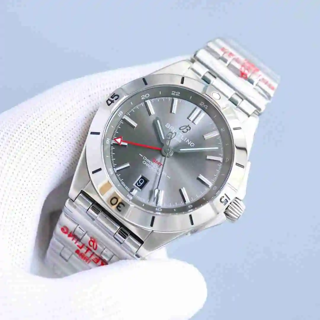 General Watches Breitling Watch Men's Watch Paired with Original Fully Automatic Mechanical Movement Top Grade 316 Precision Steel Case with Mineral Super Strong Mirror Diameter 40mm KK view 8