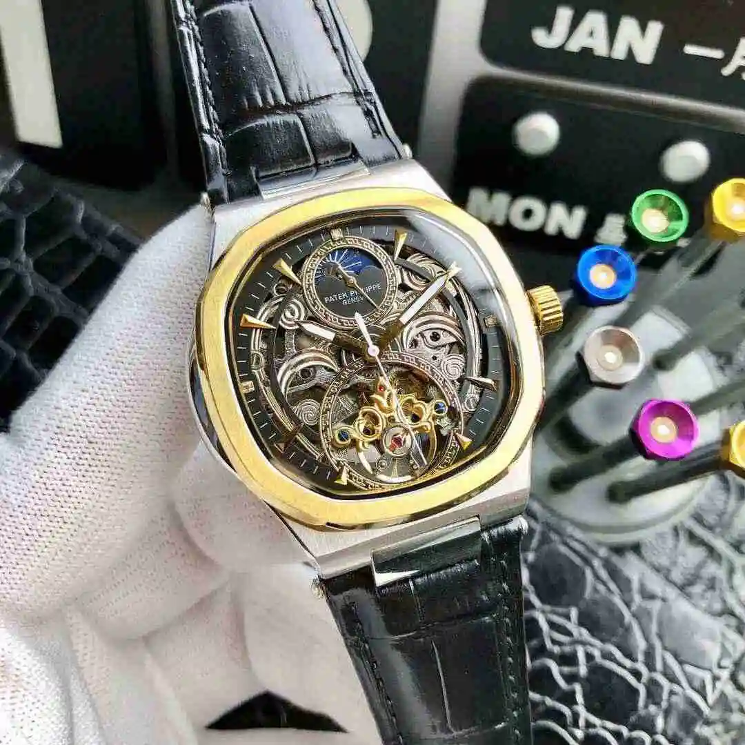 General Watches Patek Philippe Watch Men's Watch Paired with Original Fully Automatic Mechanical Movement Top Grade 316 Precision Steel Case Case with Mineral Super Strong Mirror Diameter 42mm KK05250 2 view 9