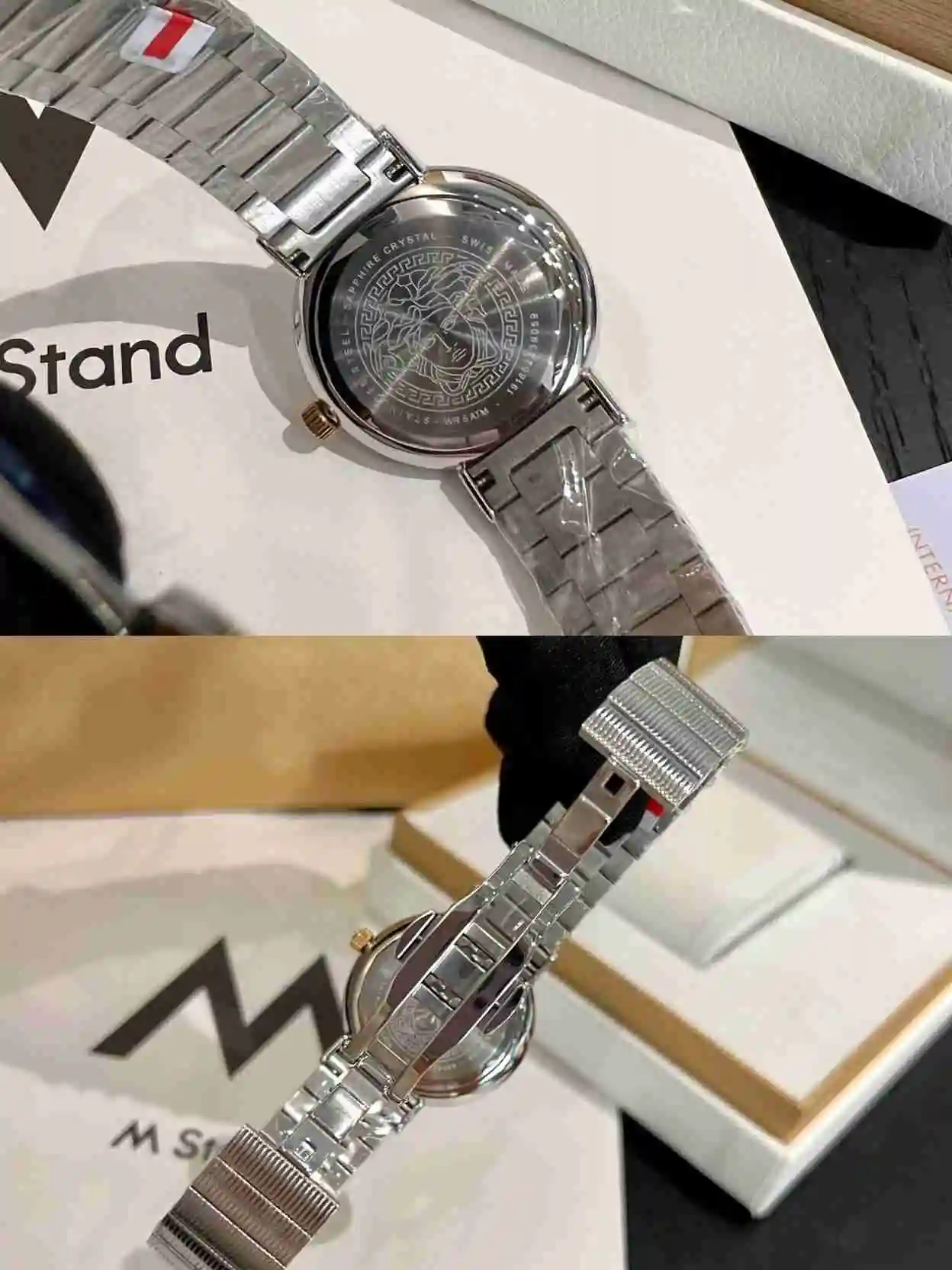 General Watches VER Versace Watch Women's Watch Paired with Original Fully Automatic Mechanical Movement Top Grade 316 Precision Steel Case with Mineral Super Strong Mirror Diameter 36cm KK03050 view 3
