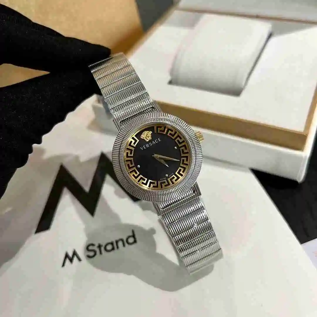 General Watches VER Versace Watch Women's Watch Paired with Original Fully Automatic Mechanical Movement Top Grade 316 Precision Steel Case with Mineral Super Strong Mirror Diameter 36cm KK03050 view 9