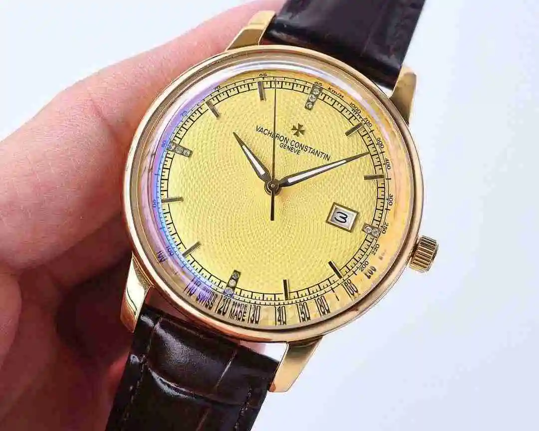 General Watches Vacheron Constantin Jiangshi Danton Watch Men's Watch Paired with Original Fully Automatic Mechanical Movement, Top Grade 316 Precision Steel Case with Mineral Super Strong Mirror Diameter 42mm kk09800 1 view 8