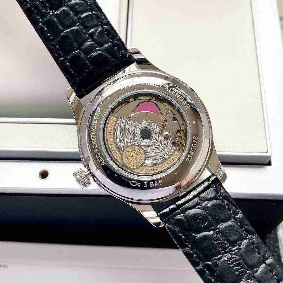 General Watches IWC Wanguo Watch Men's Watch Paired with Original Fully Automatic Mechanical Movement Top Grade 316 Precision Steel Case with Mineral Super Strong Mirror Diameter 40mm KK04300 view 3