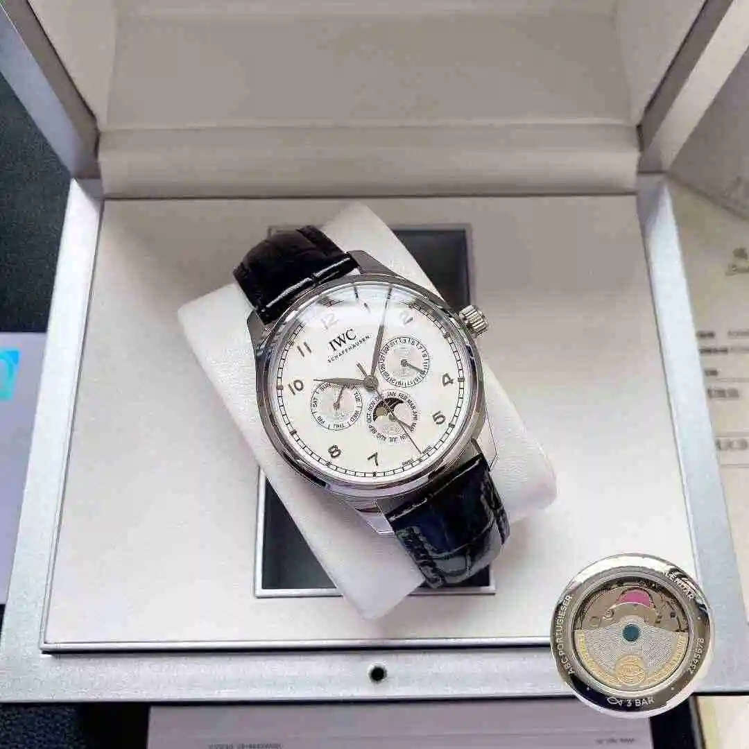 General Watches IWC Wanguo Watch Men's Watch Paired with Original Fully Automatic Mechanical Movement Top Grade 316 Precision Steel Case with Mineral Super Strong Mirror Diameter 40mm KK04300 view 6