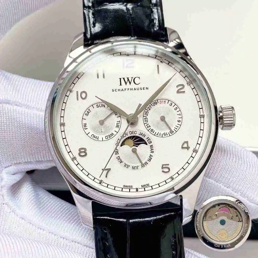 General Watches IWC Wanguo Watch Men's Watch Paired with Original Fully Automatic Mechanical Movement Top Grade 316 Precision Steel Case with Mineral Super Strong Mirror Diameter 40mm KK04300 view 8