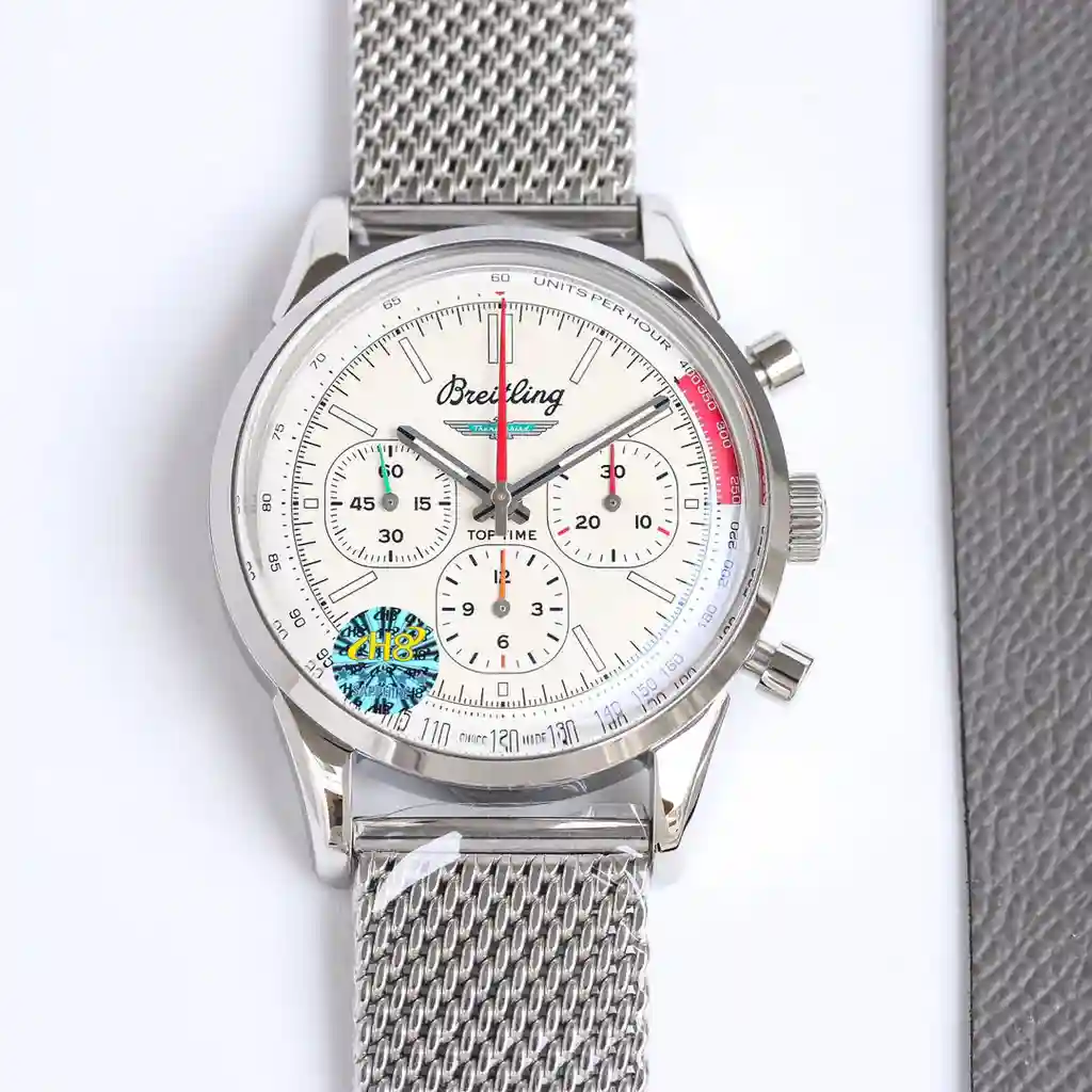 General Watches Breitling@Ling watch men's watch with original fully automatic mechanical movement top 316 stainless steel case strap mineral super mirror diameter 42mm KK view 6