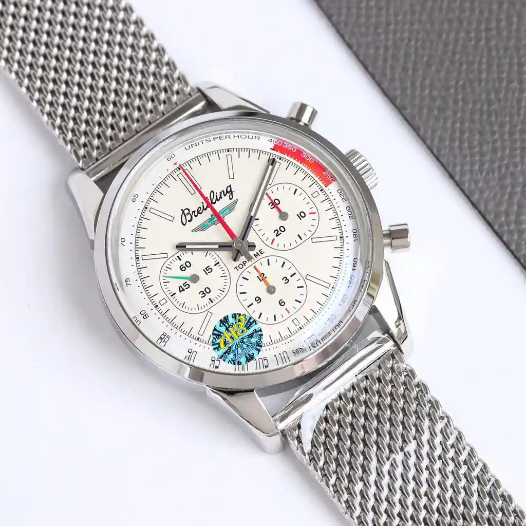 General Watches Breitling@Ling watch men's watch with original fully automatic mechanical movement top 316 stainless steel case strap mineral super mirror diameter 42mm KK view 7
