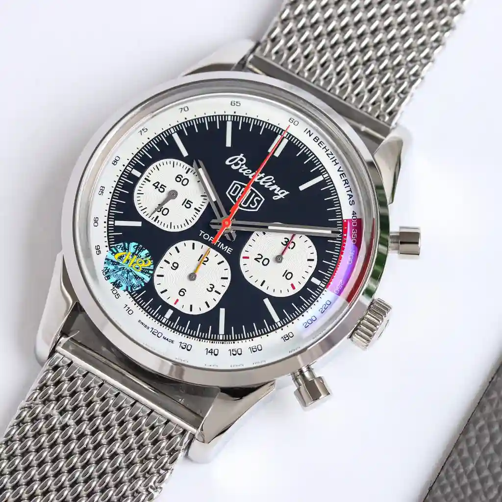 General Watches Breitling@Ling watch men's watch with original fully automatic mechanical movement top 316 stainless steel case strap mineral super mirror diameter 42mm KK view 8