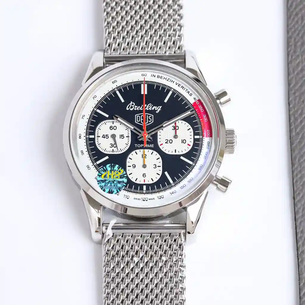 General Watches Breitling@Ling watch men's watch with original fully automatic mechanical movement top 316 stainless steel case strap mineral super mirror diameter 42mm KK view 9