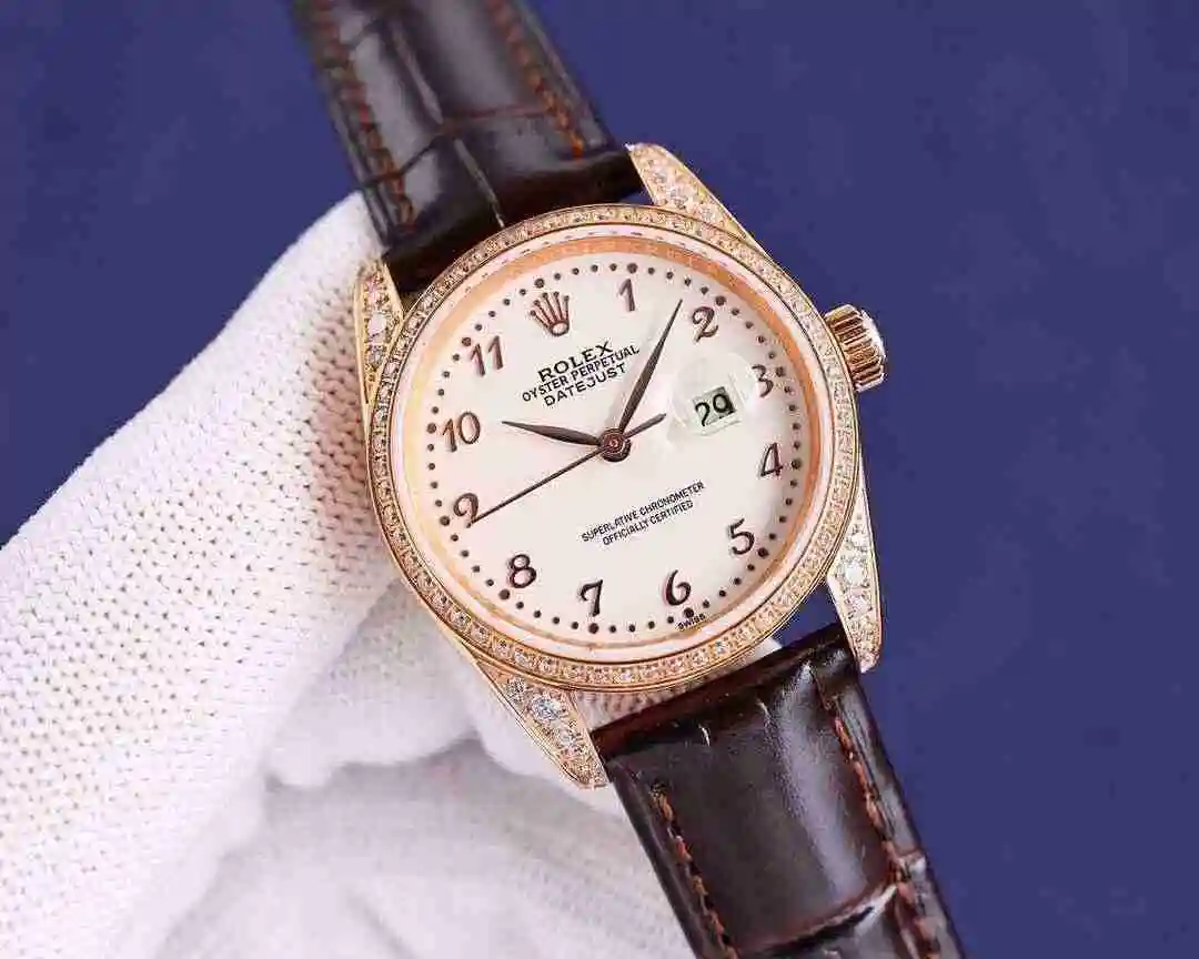General Watches Rolex Watch Women's Watch Paired with Original Fully Automatic Mechanical Movement Top grade 316 Precision Steel Case with Mineral Super Strong Mirror Diameter 32mm kk07500 view 6