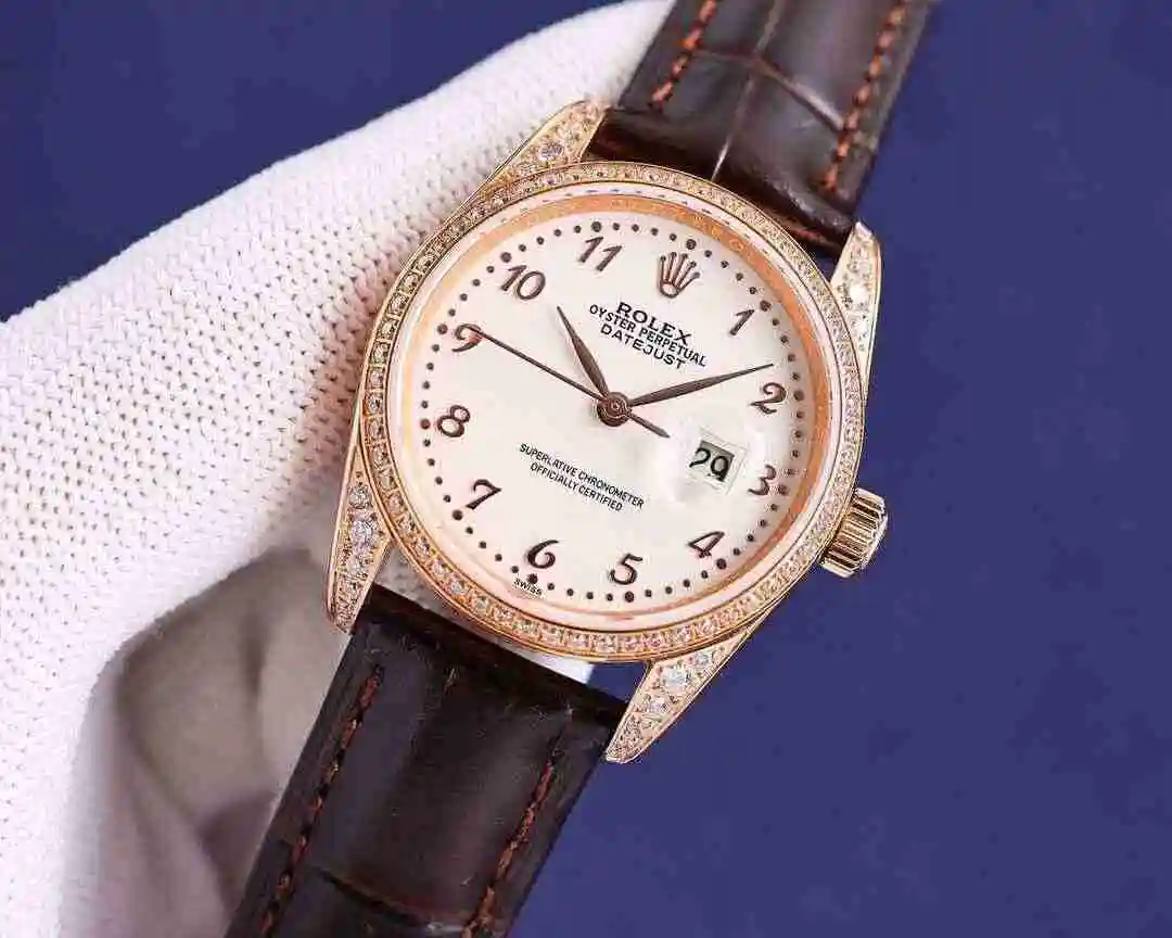 General Watches Rolex Watch Women's Watch Paired with Original Fully Automatic Mechanical Movement Top grade 316 Precision Steel Case with Mineral Super Strong Mirror Diameter 32mm kk07500 view 7