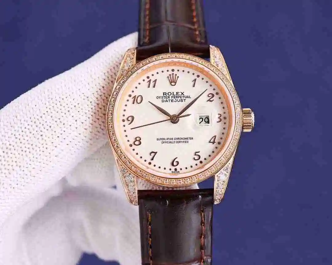General Watches Rolex Watch Women's Watch Paired with Original Fully Automatic Mechanical Movement Top grade 316 Precision Steel Case with Mineral Super Strong Mirror Diameter 32mm kk07500 view 8