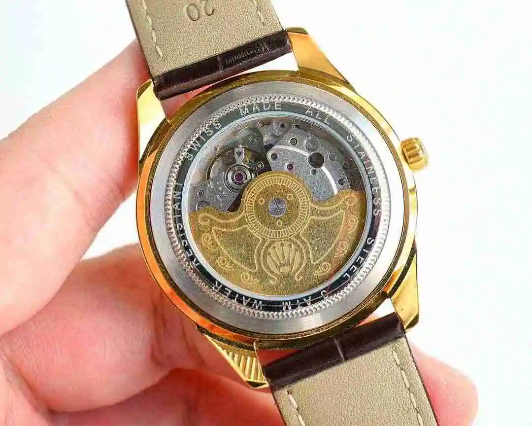 General Watches Rolex Watch Men's Watch Paired with Original Fully Automatic Mechanical Movement Top Grade 316 Precision Steel Case with Mineral Super Strong Mirror Diameter 40mm KK09800 view 3