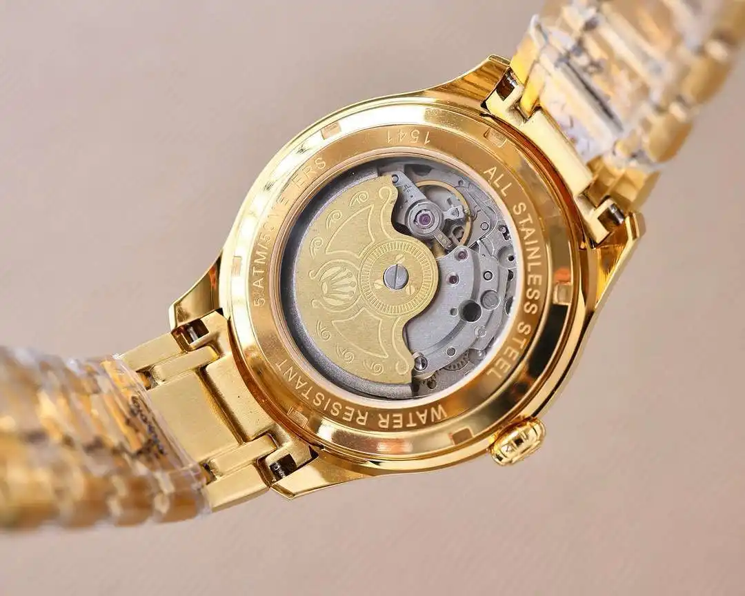 General Watches Watch, men's watch with original fully automatic mechanical movement, top-grade 316 stainless steel case and strap, mineral super mirror, diameter 40cm KK07850 view 2