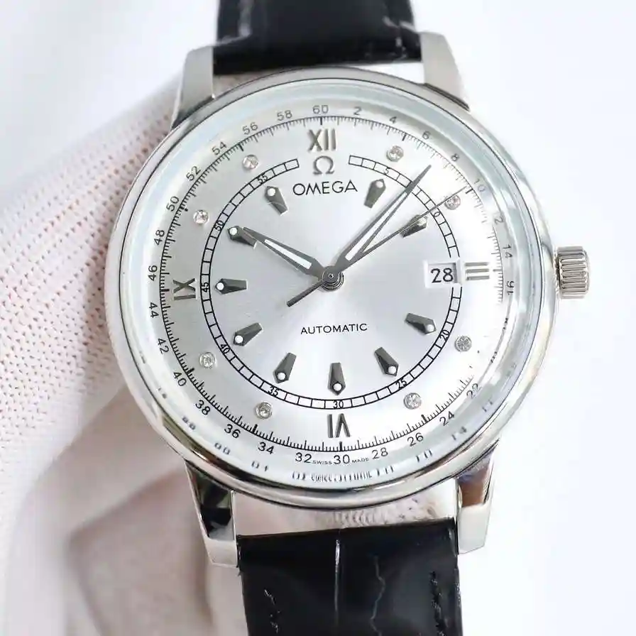 General Watches Omega Ou @ Miga Watch Men's Watch Paired with Original Fully Automatic Mechanical Movement Top Grade 316 Precision Steel Case with Mineral Super Strong Mirror Diameter 40mm KK010500 view 7