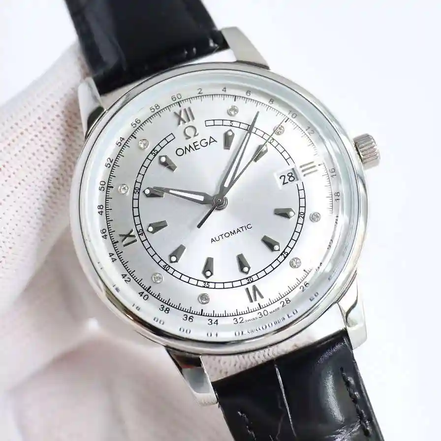 General Watches Omega Ou @ Miga Watch Men's Watch Paired with Original Fully Automatic Mechanical Movement Top Grade 316 Precision Steel Case with Mineral Super Strong Mirror Diameter 40mm KK010500 view 9