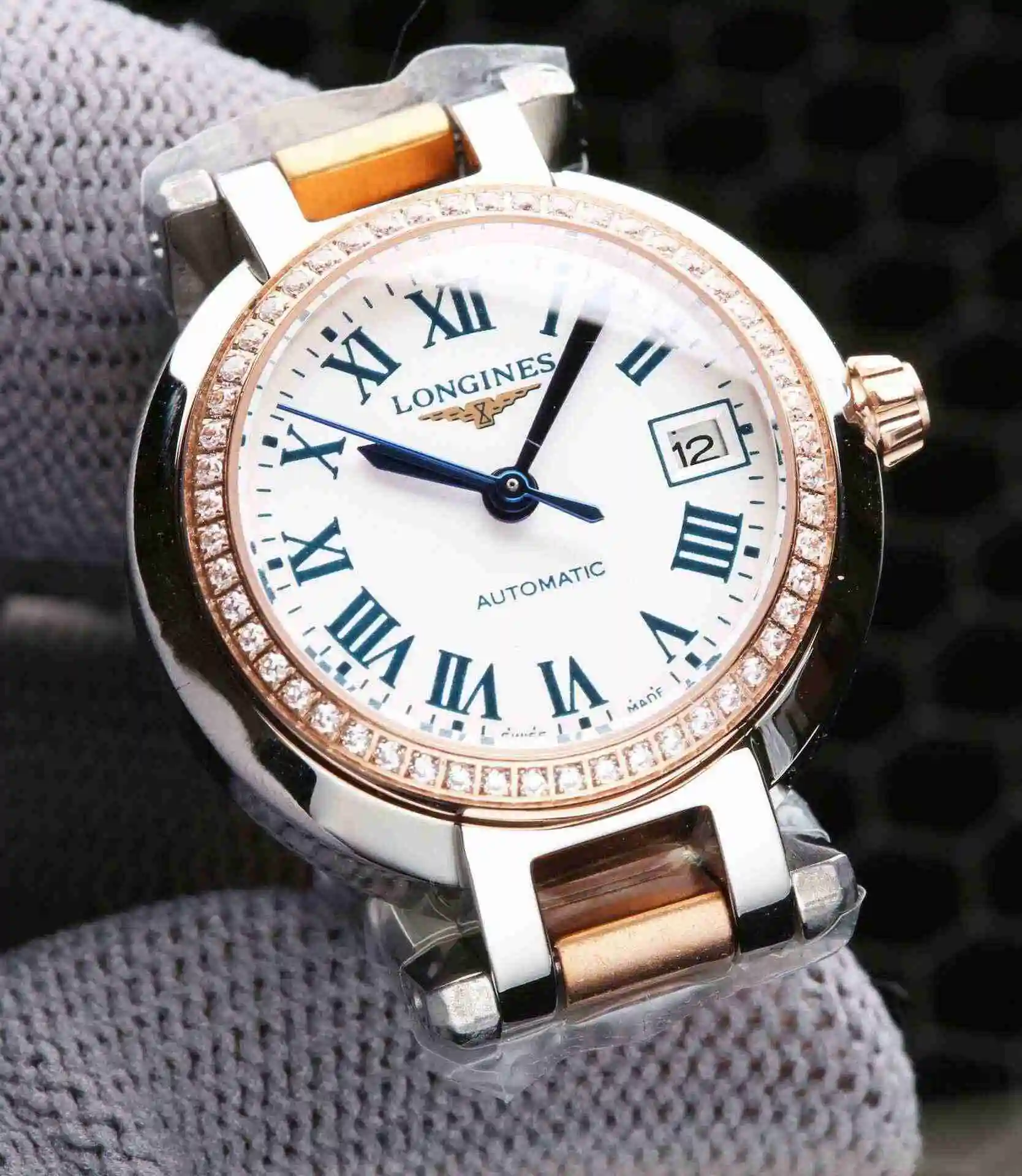 General Watches Longines Watch Women's Watch Paired with Original Fully Automatic Mechanical Movement Top Grade 316 Precision Steel Case with Mineral Super Strong Mirror Diameter 26mm kk07650 1 view 9