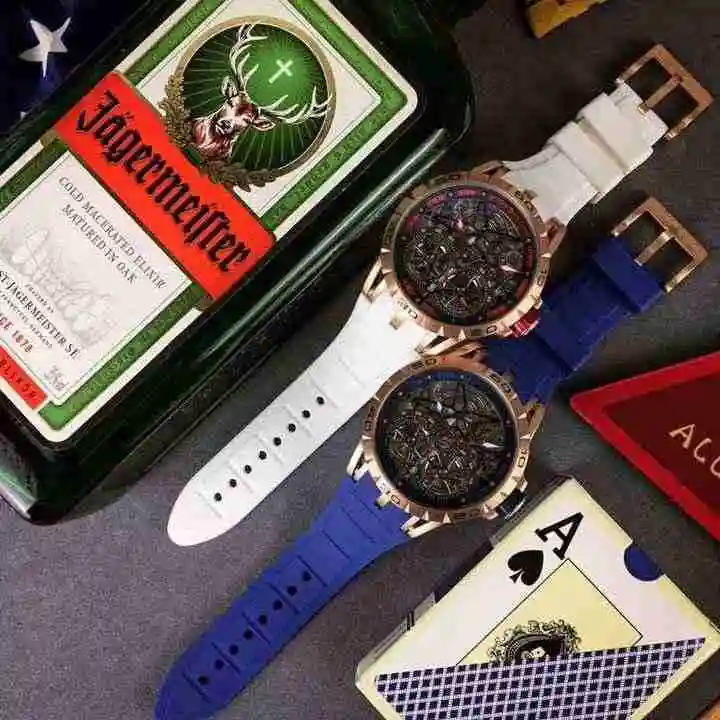 General Watches Roger Duby White 610 Rose Black 630 Watch view 2