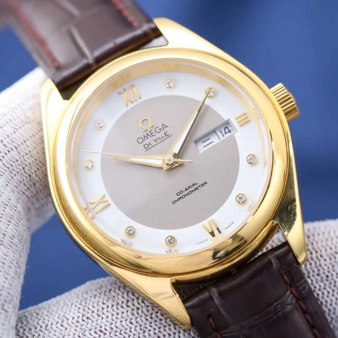 General Watches Omega White 750 Gold 800 Watch view 6