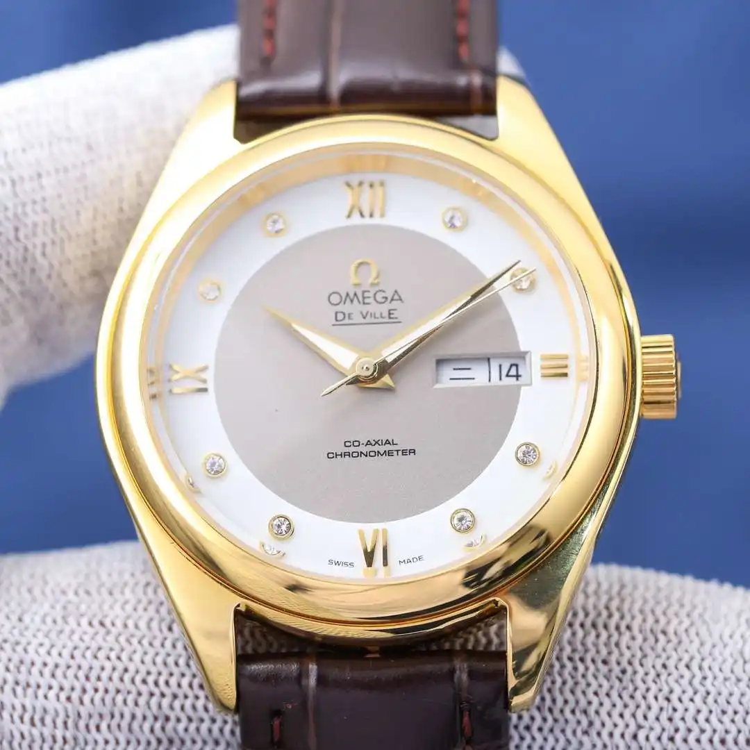 General Watches Omega White 750 Gold 800 Watch view 7