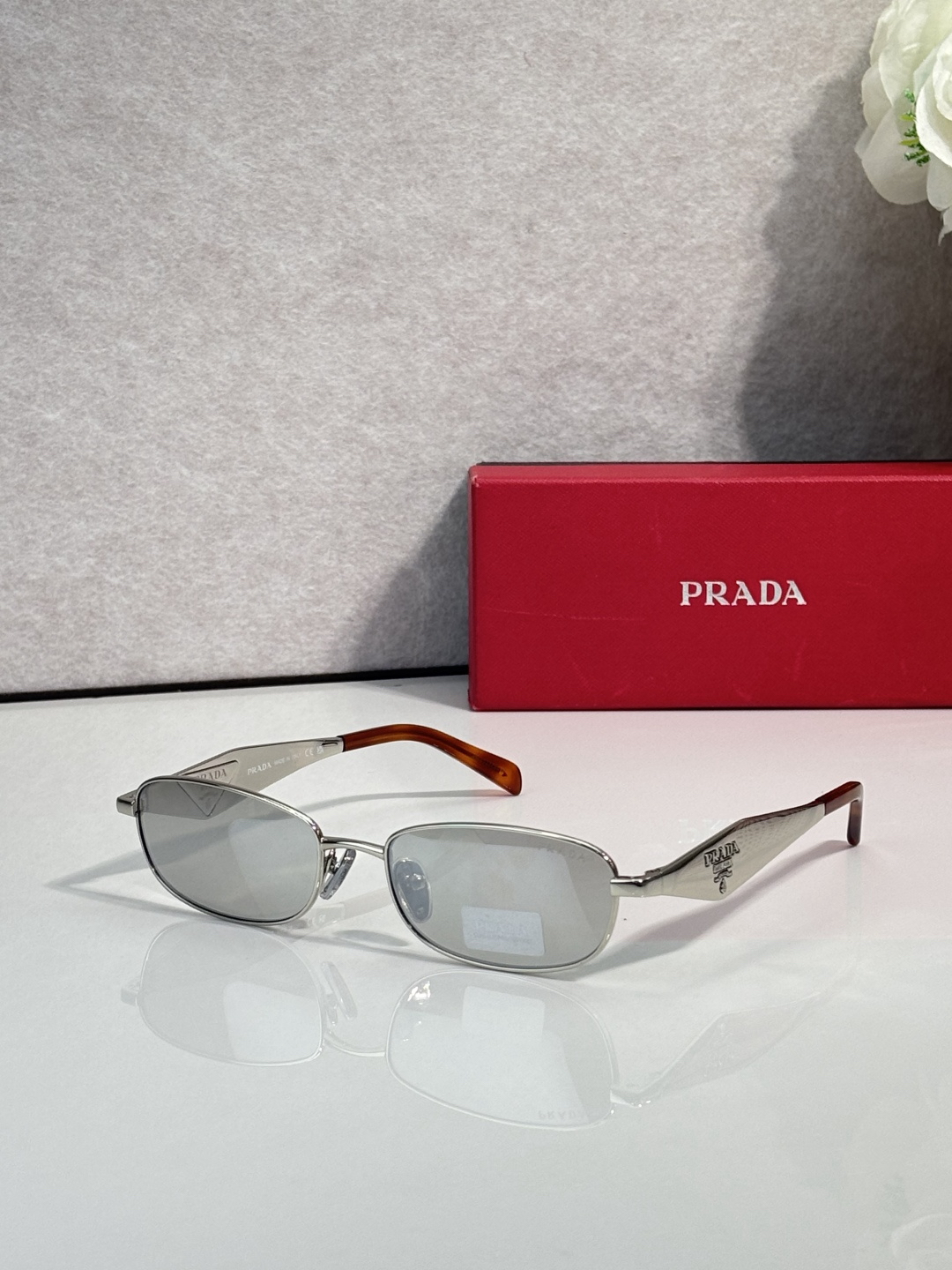 Prada EL:PR D51S Size 55-18-140 13094 Sunglasses view 5
