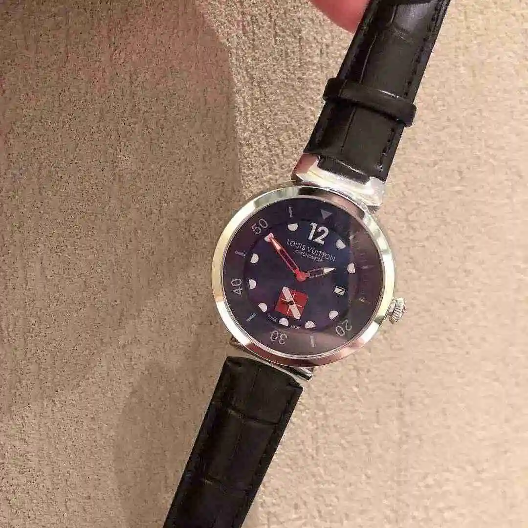 General Watches LV watch for men with original fully automatic mechanical movement, top grade 316 precision steel case with mineral super strong mirror diameter 42mm KK02550 1 view 8