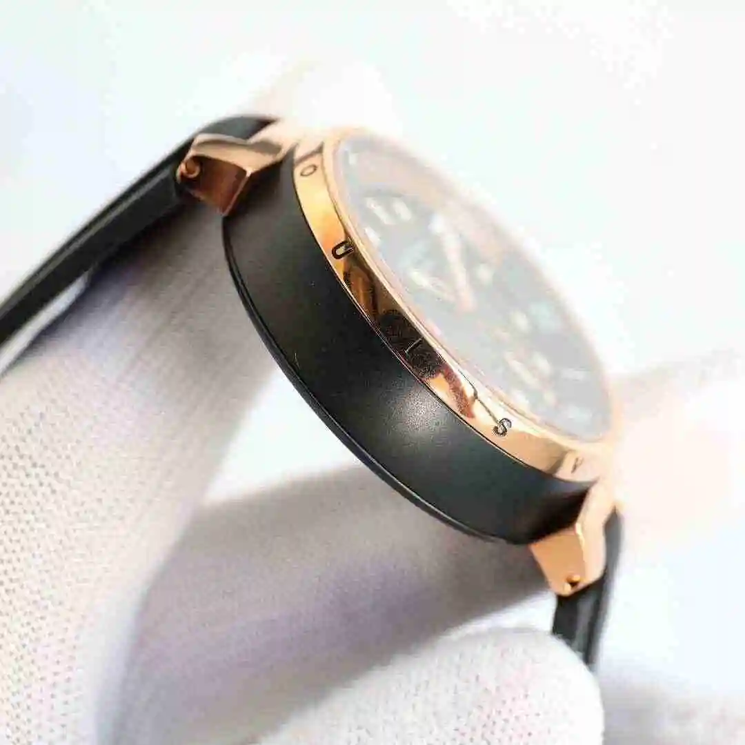 General Watches LV watch for men with original fully automatic mechanical movement, top grade 316 precision steel case with mineral super strong mirror diameter 44mm kk011500 view 5