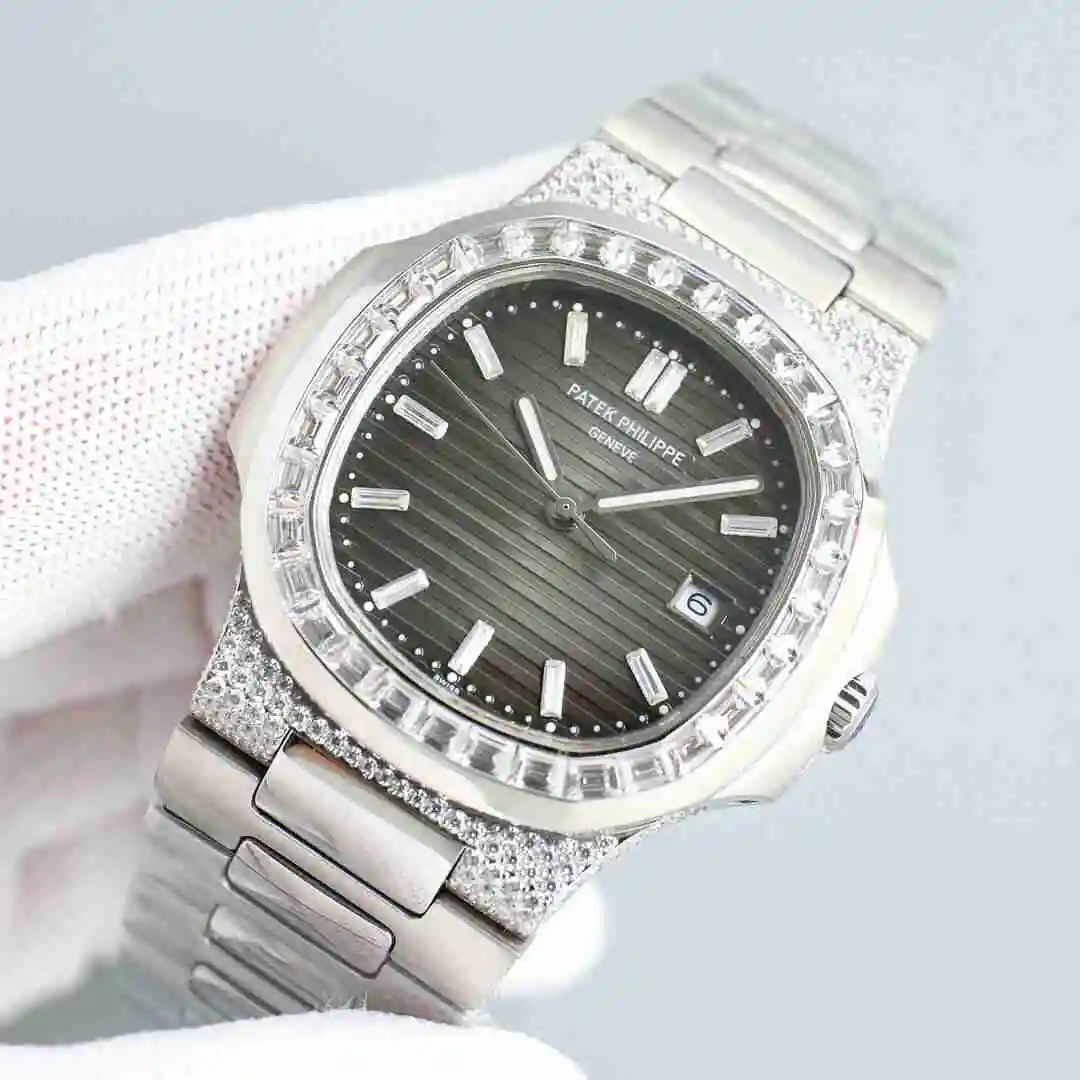 General Watches Patek Philippe Watch Men's Watch Paired with Original Fully Automatic Mechanical Movement Top Grade 316 Precision Steel Case Case with Mineral Super Strong Mirror Diameter 40mm KK014500 view 7