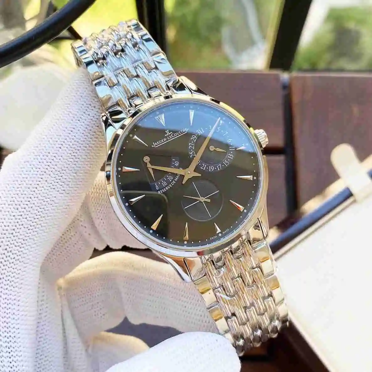 General Watches Jaeger-LeCoultre Jijia Watch Men's Watch Paired with Original Fully Automatic Mechanical Movement Top Grade 316 Precision Steel Case with Mineral Super Strong Mirror Diameter 42mm KK04850 view 6