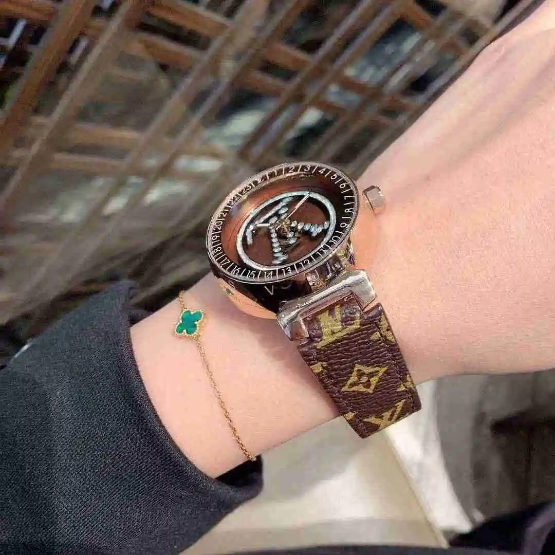 General Watches LV watch for women with original fully automatic mechanical movement, top grade 316 precision steel case with mineral super strong mirror diameter 40mm KK02650 view 5