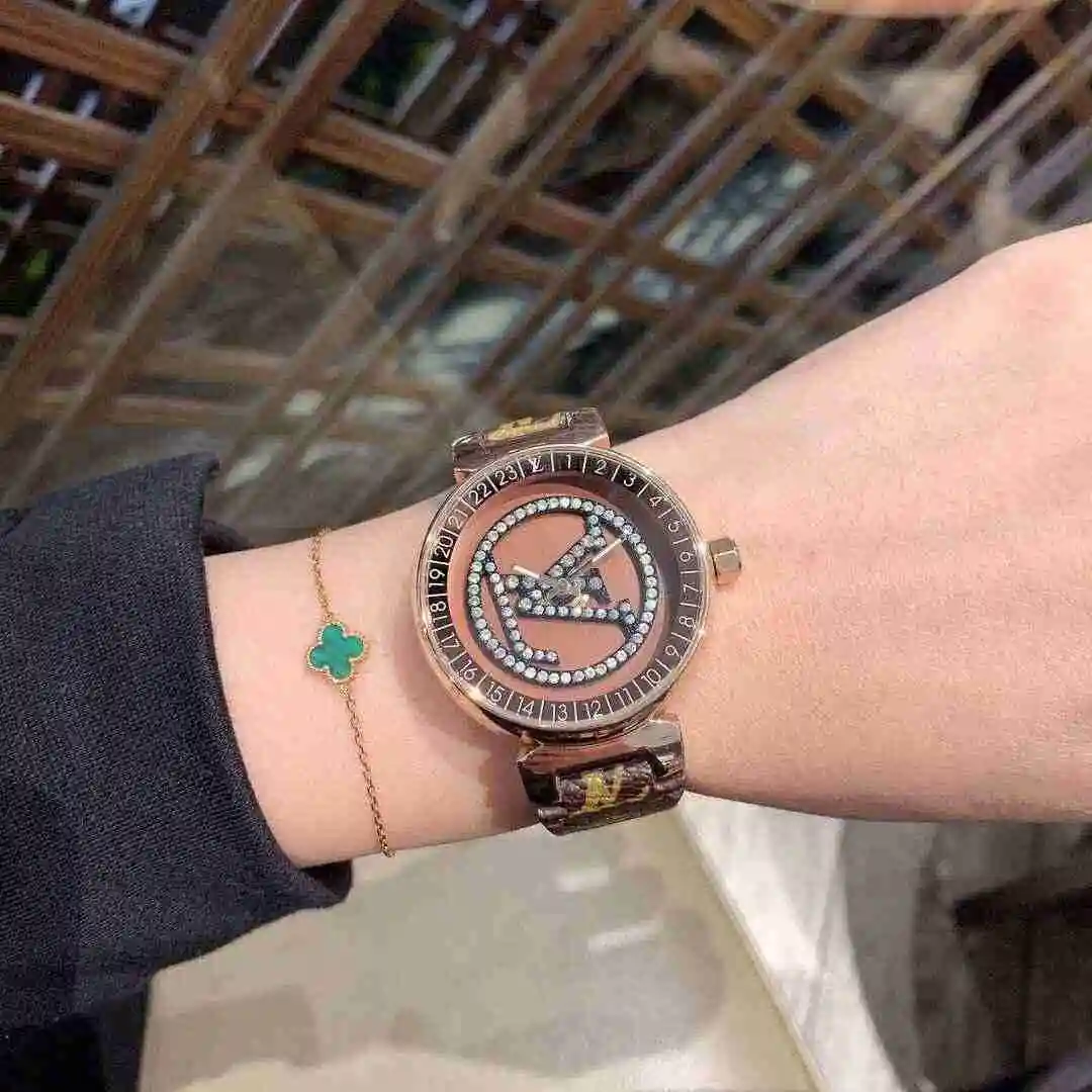 General Watches LV watch for women with original fully automatic mechanical movement, top grade 316 precision steel case with mineral super strong mirror diameter 40mm KK02650 view 6