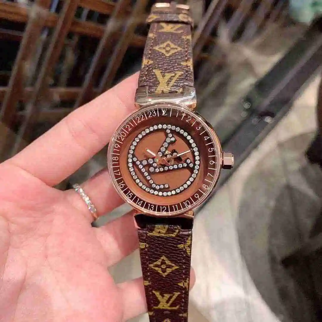 General Watches LV watch for women with original fully automatic mechanical movement, top grade 316 precision steel case with mineral super strong mirror diameter 40mm KK02650 view 9