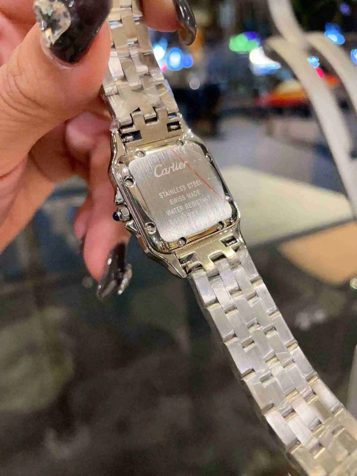 General Watches Cartier Watch Women's Watch Paired with Original Fully Automatic Mechanical Movement Top Grade 316 Precision Steel Case with Mineral Super Strong Mirror Diameter 27x 37mm KK02650 view 3