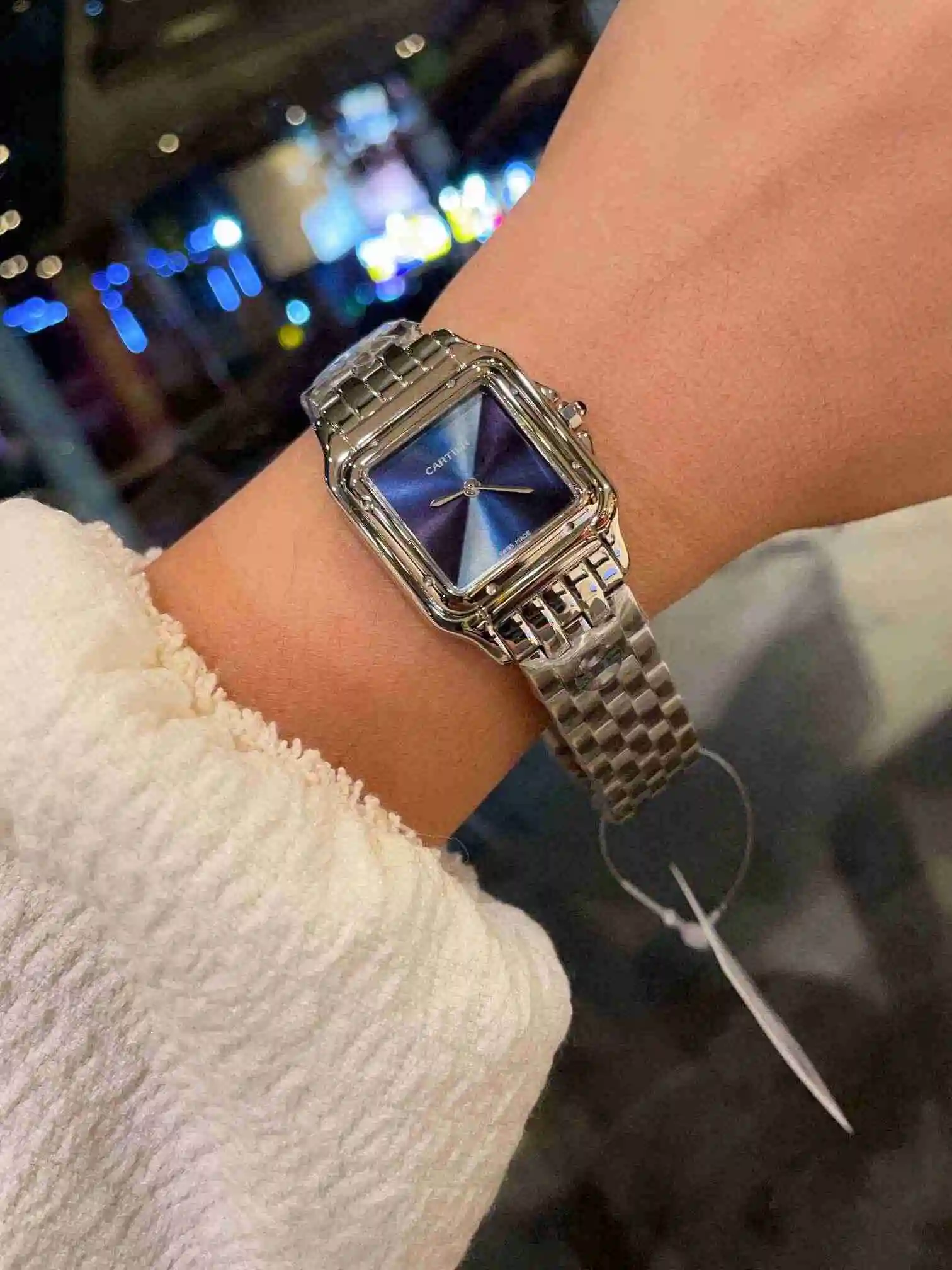 General Watches Cartier Watch Women's Watch Paired with Original Fully Automatic Mechanical Movement Top Grade 316 Precision Steel Case with Mineral Super Strong Mirror Diameter 27x 37mm KK02650 view 4