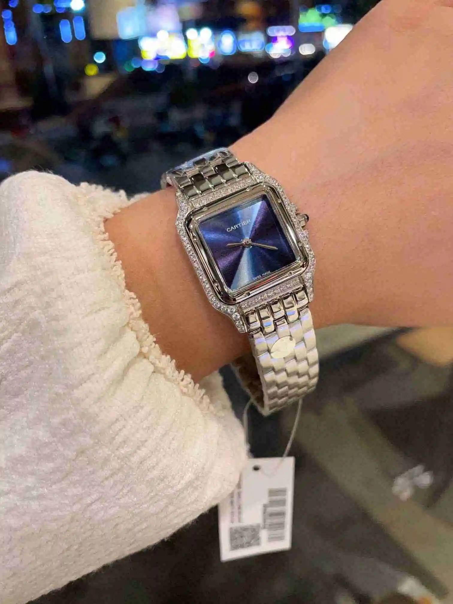 General Watches Cartier Watch Women's Watch Paired with Original Fully Automatic Mechanical Movement Top Grade 316 Precision Steel Case with Mineral Super Strong Mirror Diameter 27x 37mm KK02650 view 5