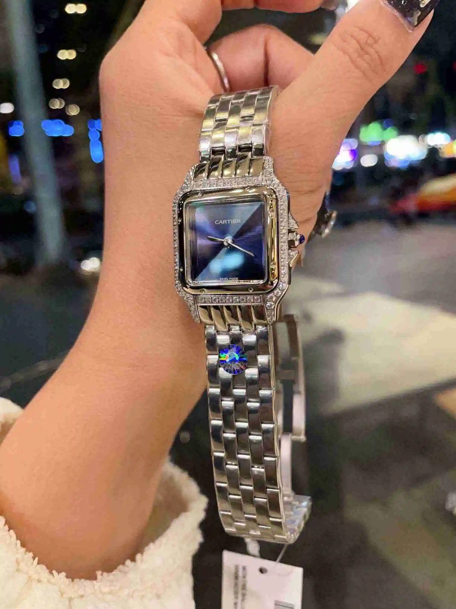 General Watches Cartier Watch Women's Watch Paired with Original Fully Automatic Mechanical Movement Top Grade 316 Precision Steel Case with Mineral Super Strong Mirror Diameter 27x 37mm KK02650 view 8