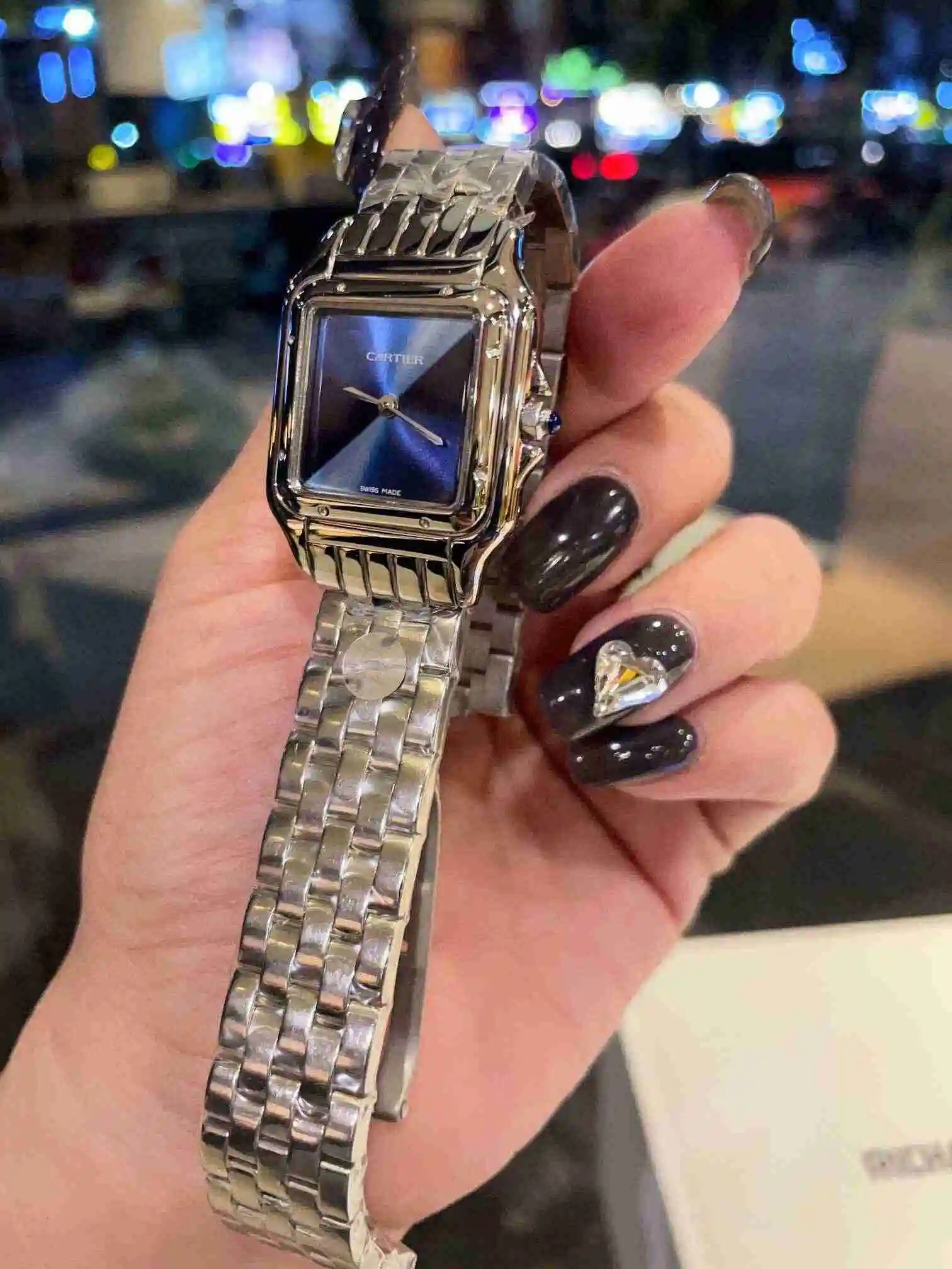 General Watches Cartier Watch Women's Watch Paired with Original Fully Automatic Mechanical Movement Top Grade 316 Precision Steel Case with Mineral Super Strong Mirror Diameter 27x 37mm KK02650 view 9