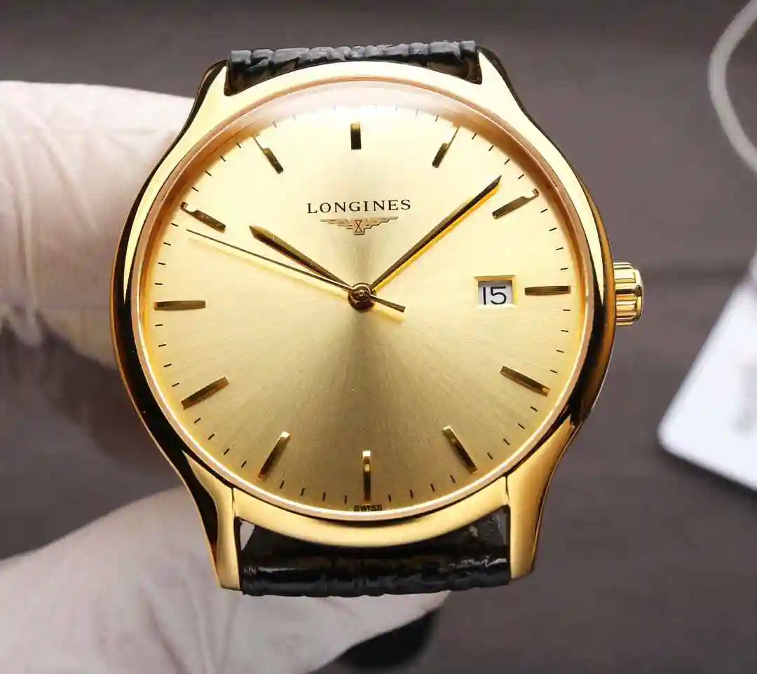 General Watches Longines Watch Men's Watch Paired with Original Fully Automatic Mechanical Movement Top Grade 316 Precision Steel Case with Mineral Super Strong Mirror Diameter 39mm KK04250 1 view 9