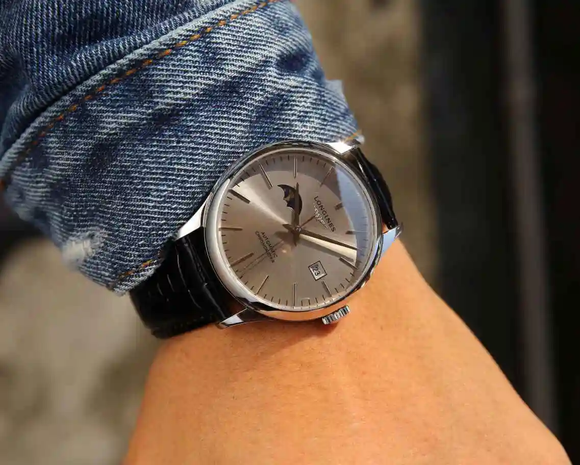 General Watches Longines Watch Men's Watch Paired with Original Fully Automatic Mechanical Movement Top Grade 316 Precision Steel Case with Mineral Super Strong Mirror Diameter 40mm kk06550 2 view 6