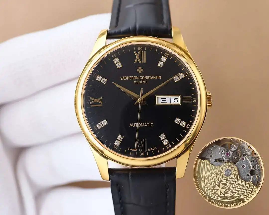 General Watches Vacheron Constantin Watch Jiang@Dun men's watch with original fully automatic mechanical movement, top-grade 316 stainless steel case and strap, mineral super mirror, diameter 40mm KK04550 view 5